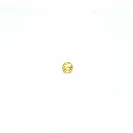 0.03 carat, Yellow, Ceylon, Round, Heated Gemstone, 5578 – Picture 4