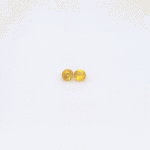 0.69 carat, Yellow, Ceylon, Round, Heated Gemstone, 579.2 – Picture 4