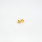 0.69 carat, Yellow, Ceylon, Round, Heated Gemstone, 579.2 – Picture 4
