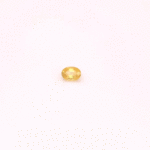 0.77 carat, Yellow, Ceylon, Oval, Heated Gemstone, 1148 – Picture 4