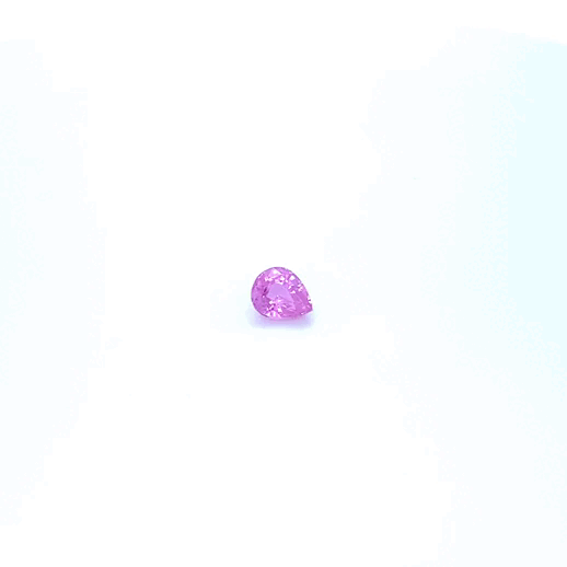 1.02 carat, Pink, East | Africa, Pear, Heated Gemstone, 1280 – Picture 4