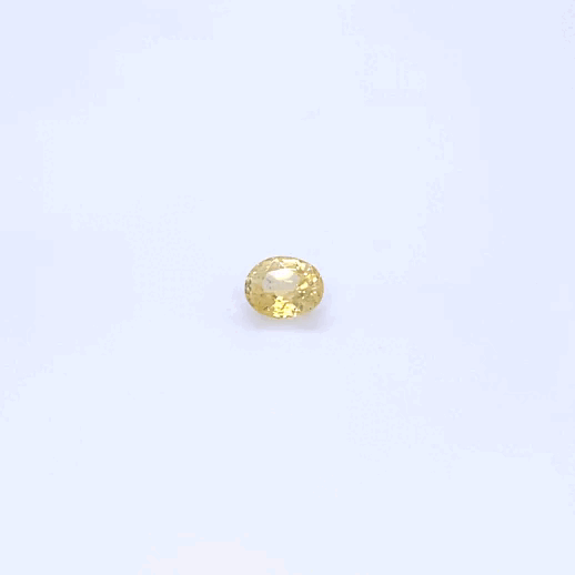 1.35 carat, Yellow, Ceylon, Oval, Heated Gemstone, 223 – Picture 4