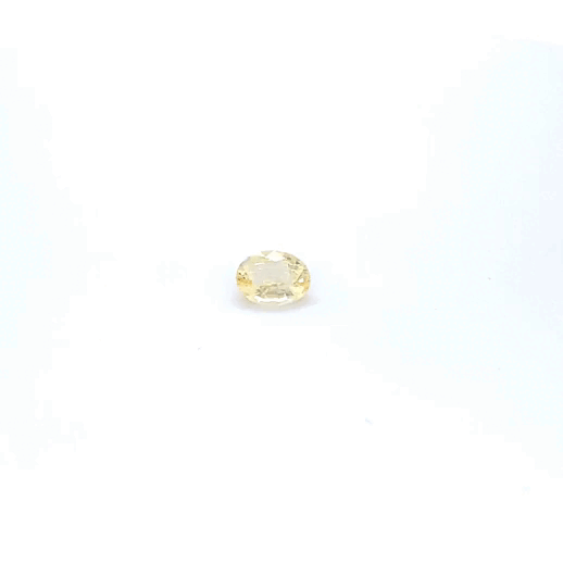 1.36 carat, Yellow, Ceylon, Oval, No Heat Gemstone, 1700 – Picture 4