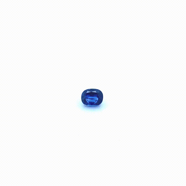 1.66 carat, Blue, Ceylon, Cushion, Heated Gemstone, 812 – Picture 4
