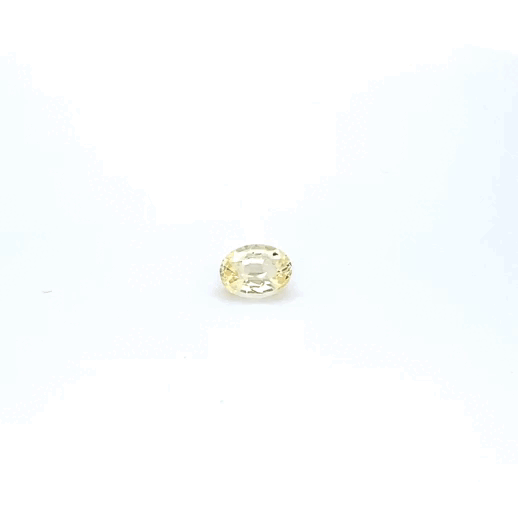 1.66 carat, Yellow, , Oval, No Heat Gemstone, 1706 – Picture 4